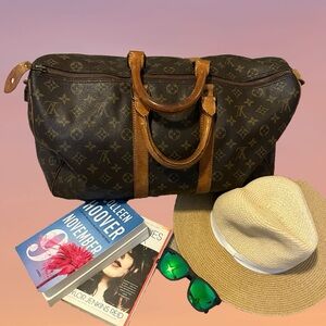 Vintage Louis Vuitton keepall 45 with lock